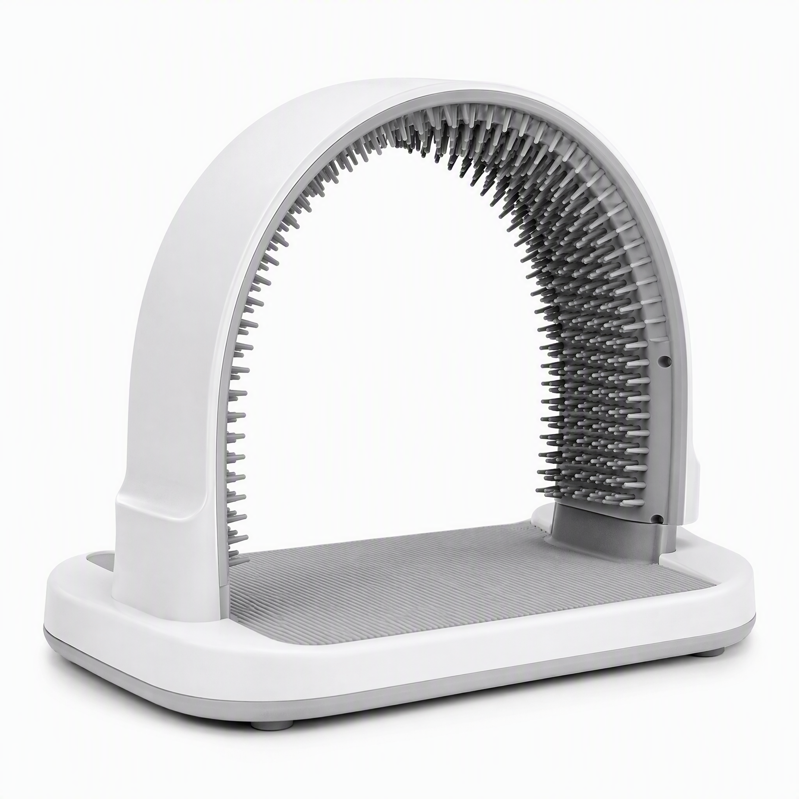 Arch Cat Self-Groomer with Base — lifestyle image