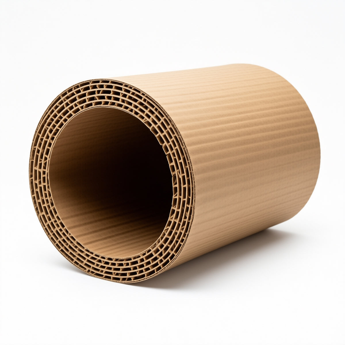 Corrugated Cardboard Cat Tunnel and Scratcher — lifestyle image
