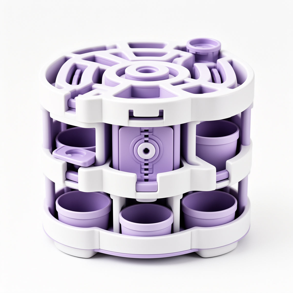 Multi-Layer Cat Maze Puzzle Feeder — main image