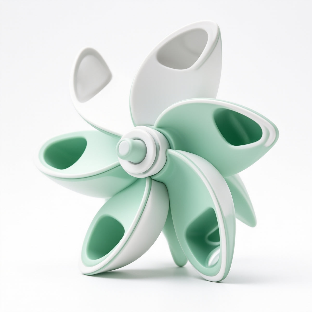 Rotating Windmill Cat Treat Puzzle — lifestyle image