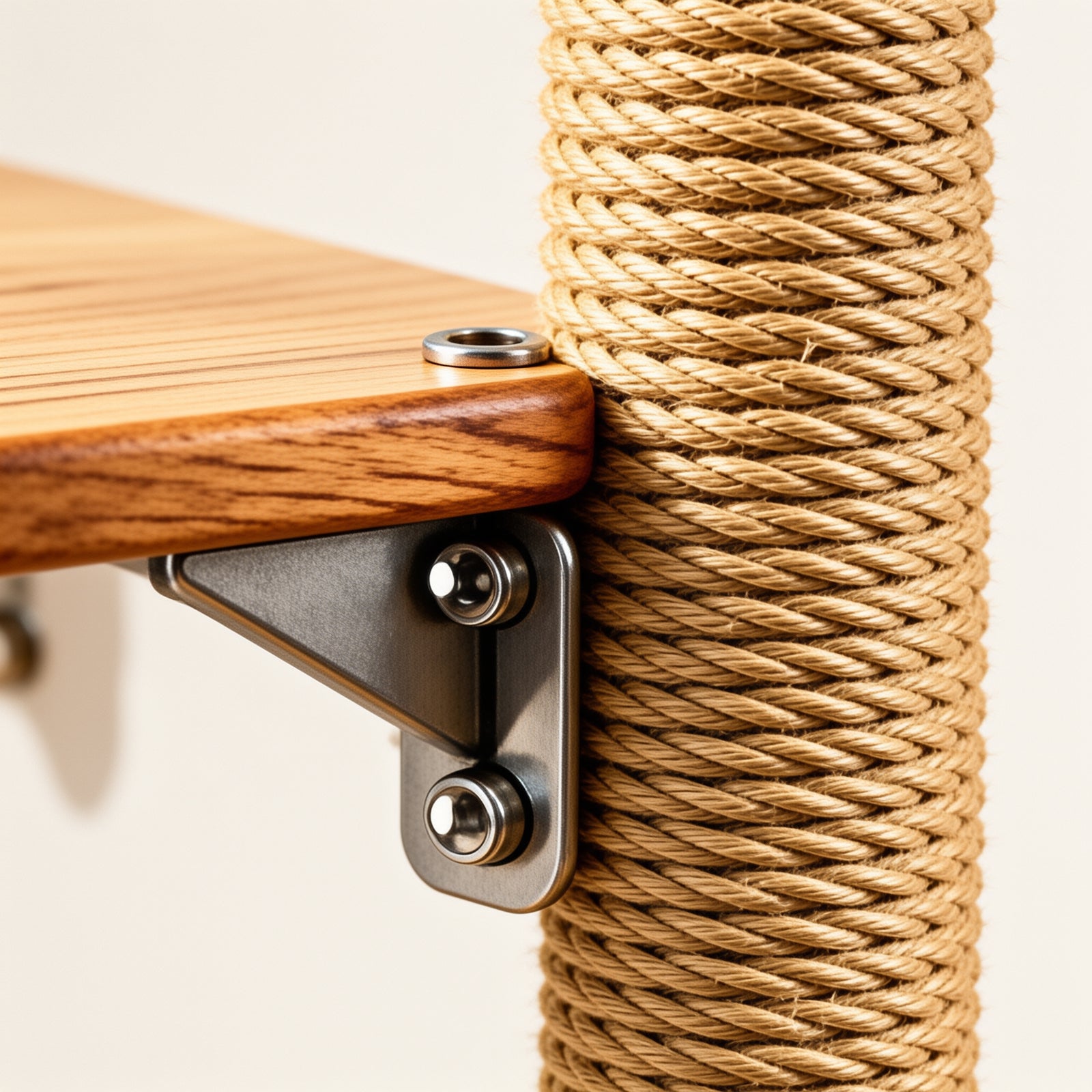 Three-Piece Wooden Cat Climbing Platform Set — detail image