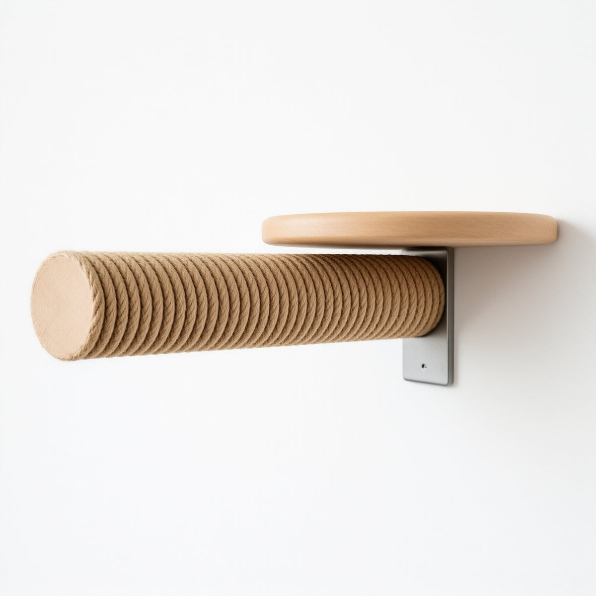 Wall-Mounted Cat Scratching Post and Step — main image