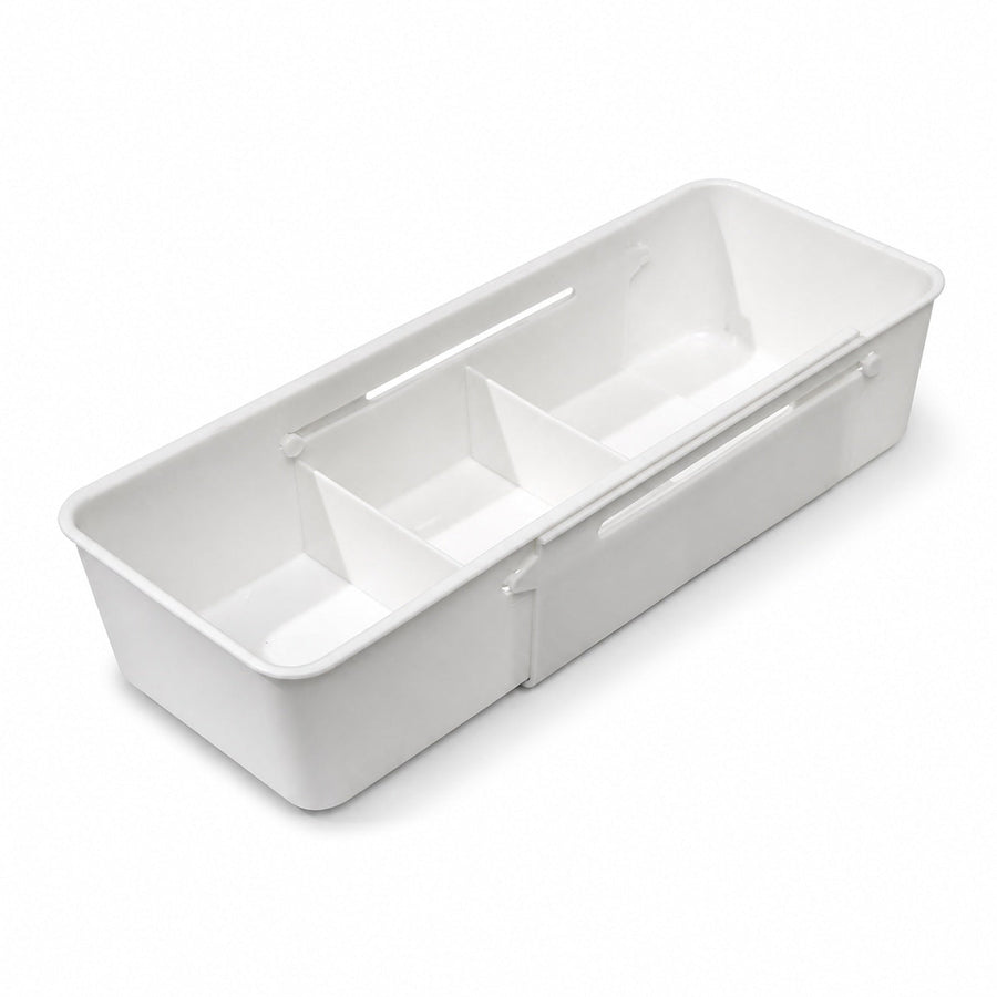 White Expandable Drawer Organizer