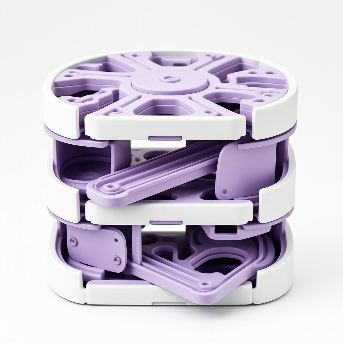Multi-Layer Cat Maze Puzzle Feeder — lifestyle image