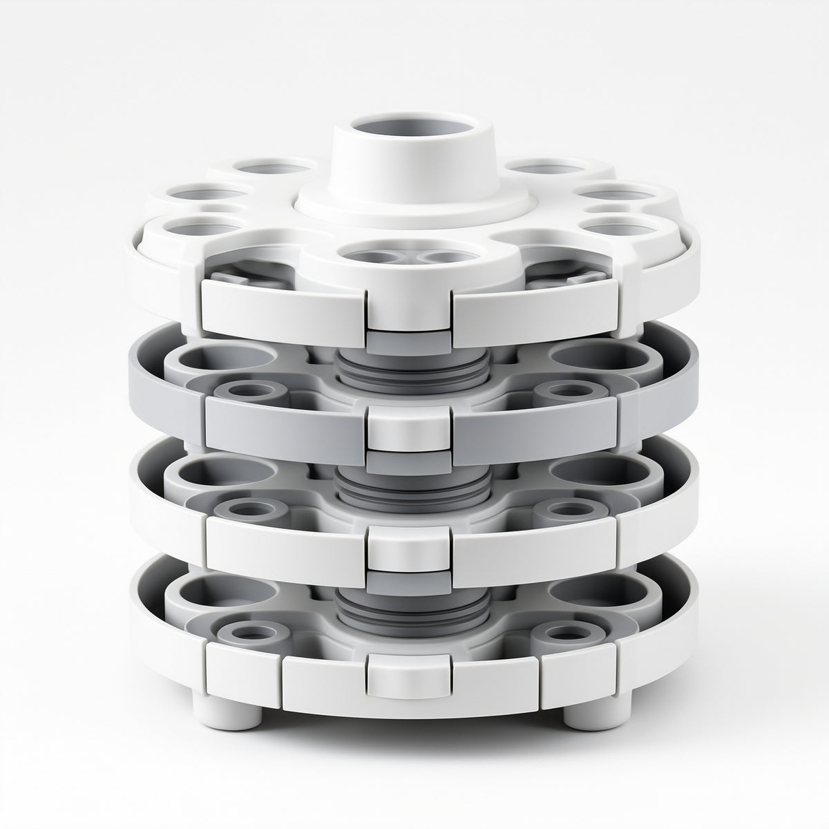 Multi-Level Rotating Cat Puzzle Feeder — lifestyle image