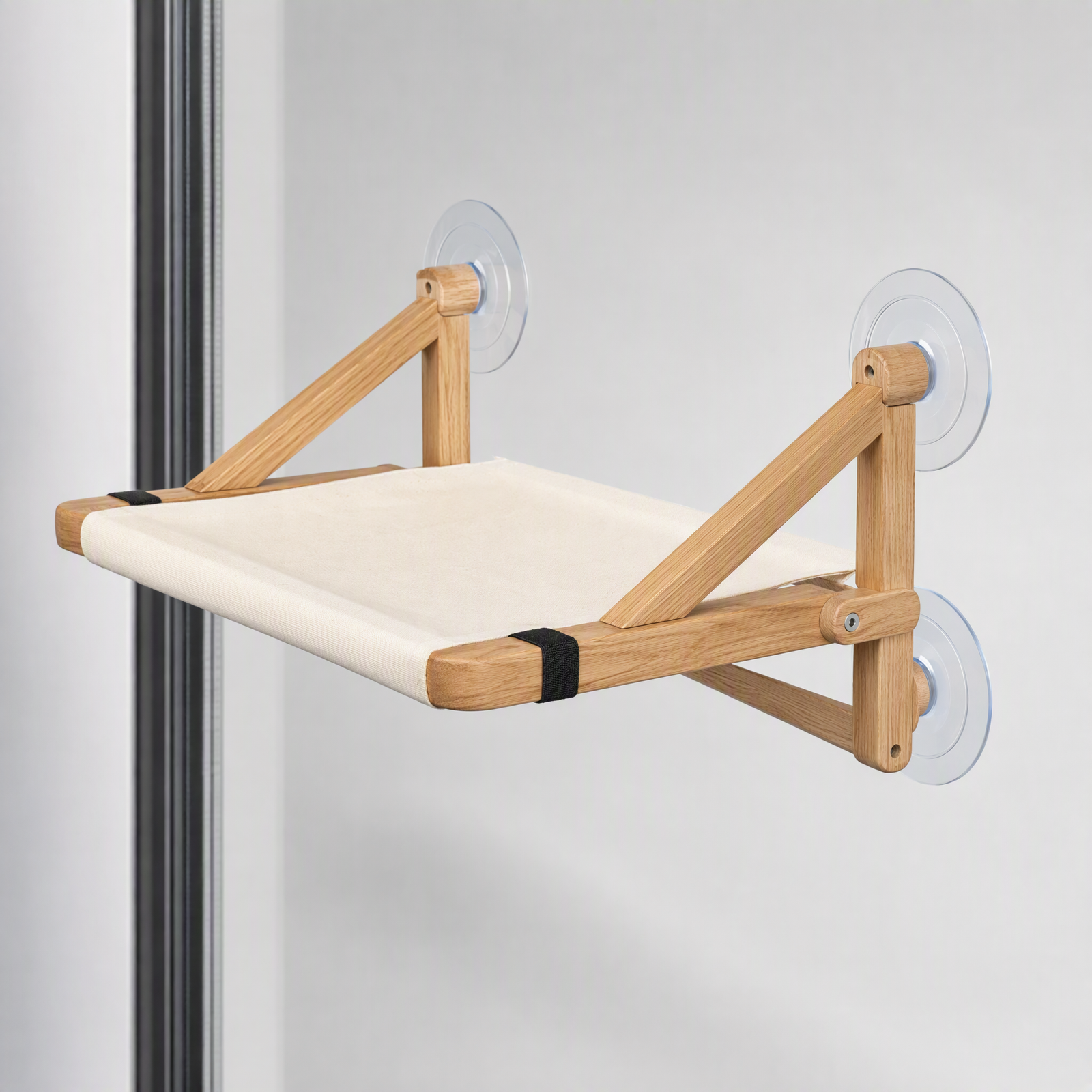 No-Drill Suction Cup Window Cat Hammock — lifestyle image