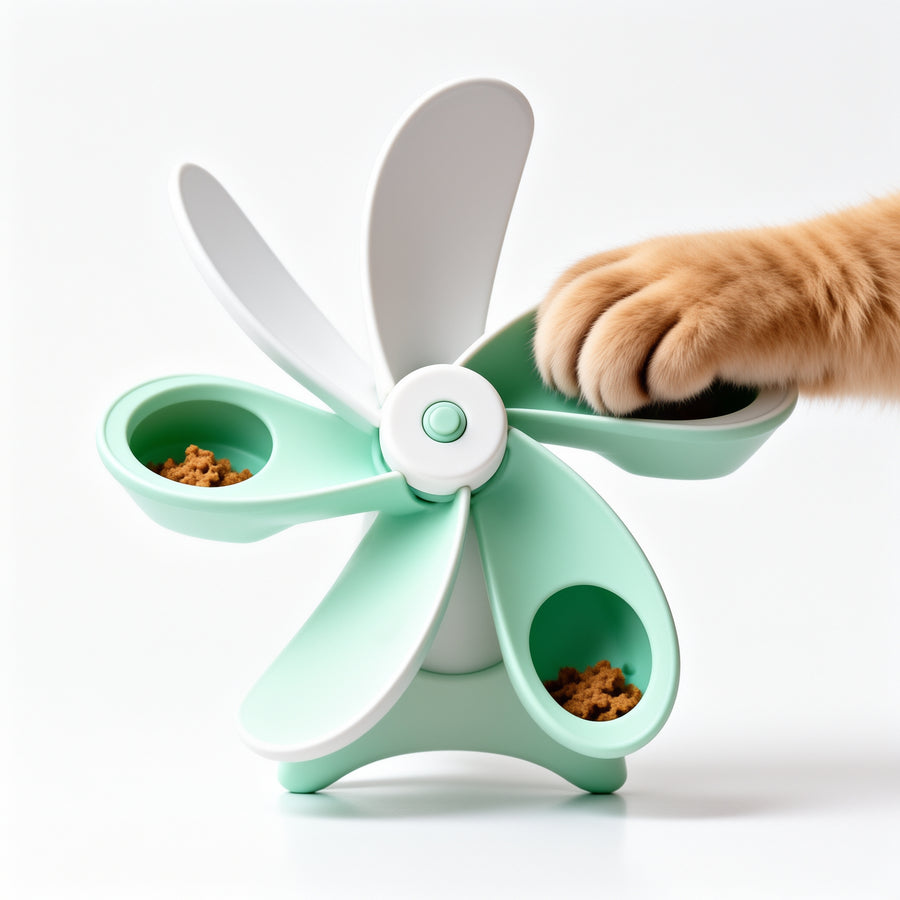 Rotating Windmill Cat Treat Puzzle — main image