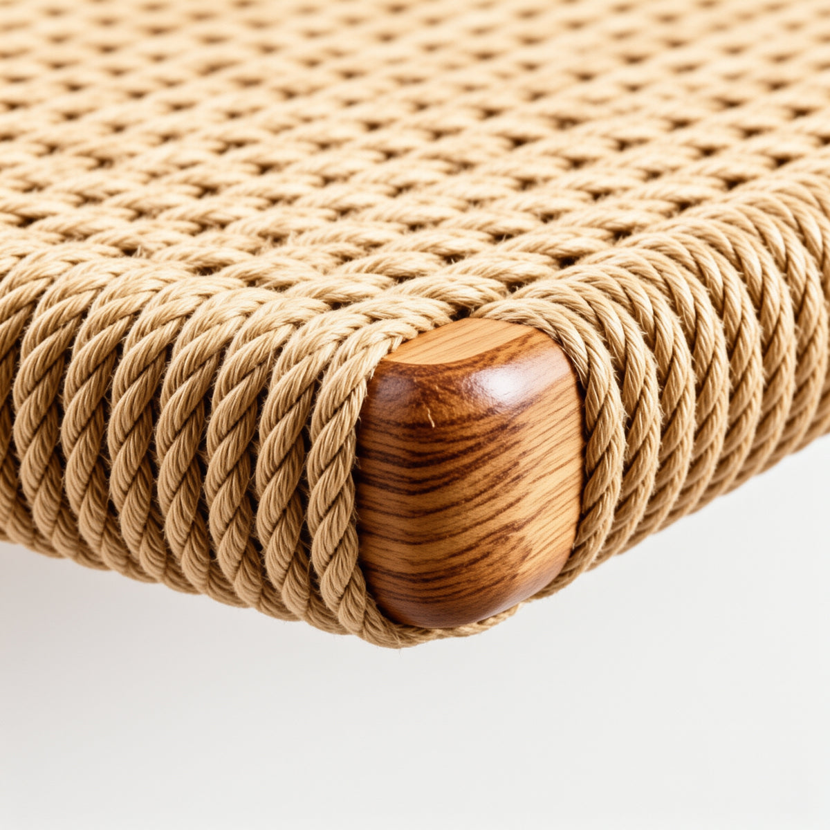 Solid Wood Wall-Mounted Cat Step with Sisal Surface — detail image