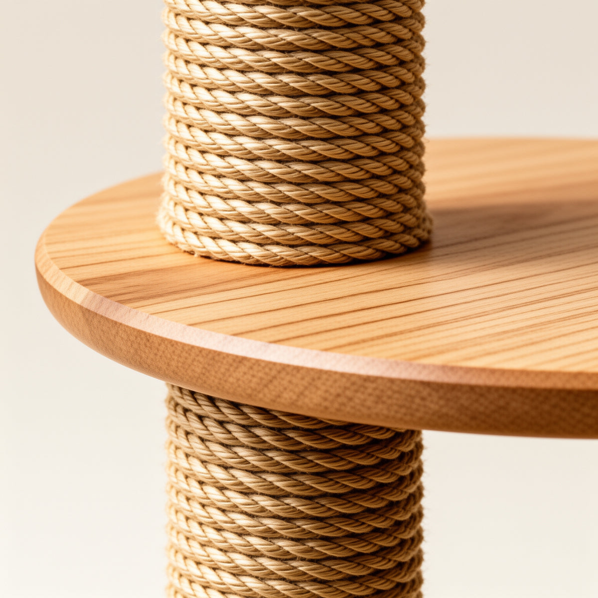 Wall-Mounted Cat Scratching Post and Step — detail image