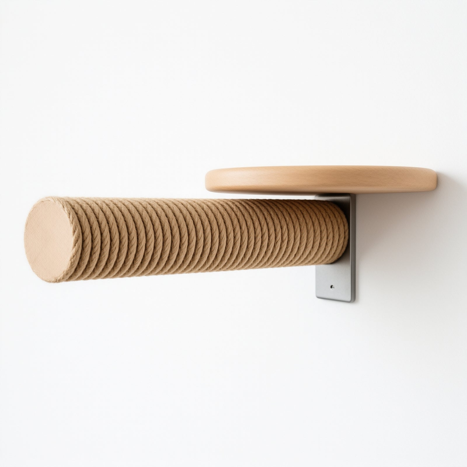 Wall-Mounted Cat Scratching Post and Step — main image