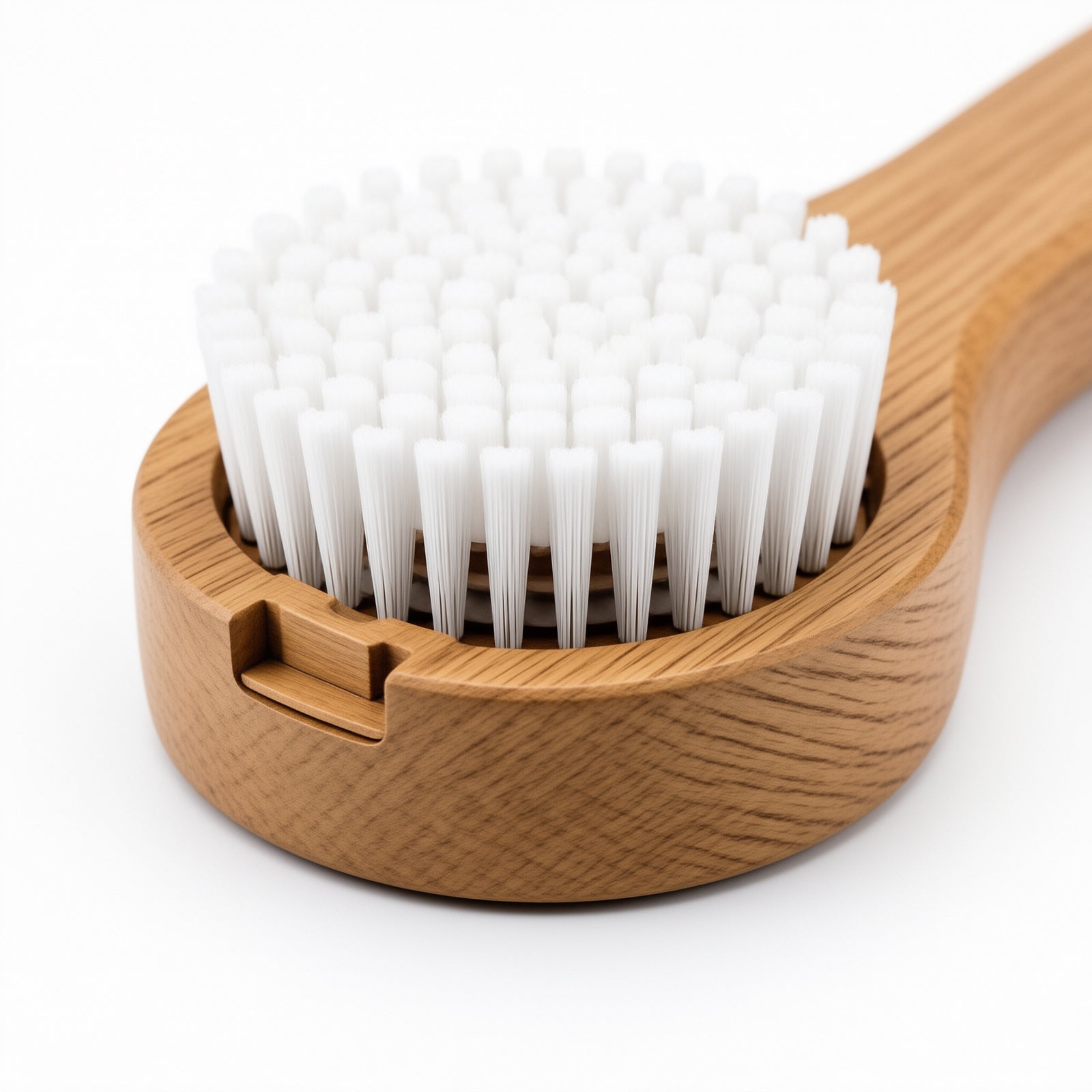 Wooden-Base Cat Self-Grooming Brush — detail image