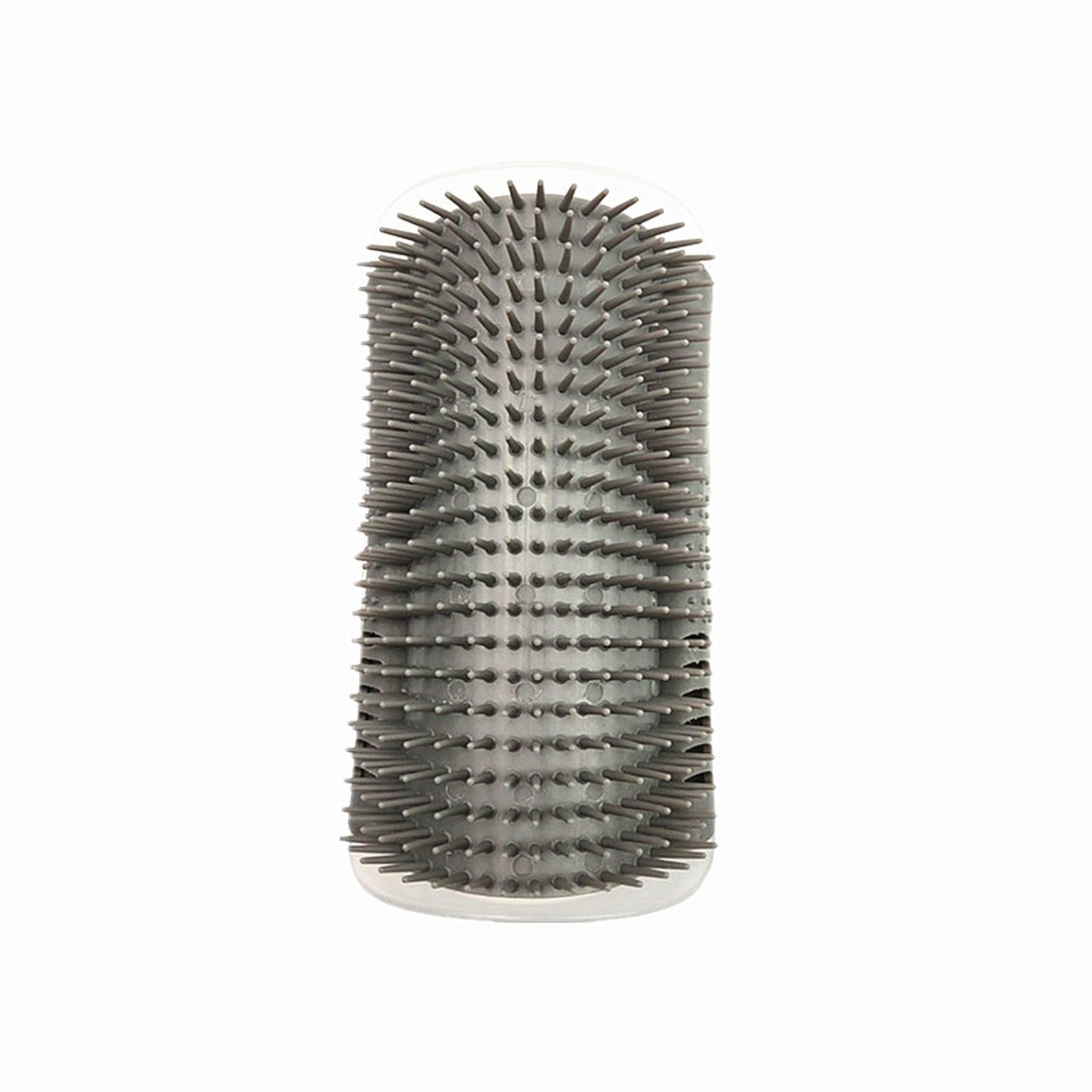 Wall-Mounted Self-Grooming Cat Brush with Removable Bristle Pad — main product image